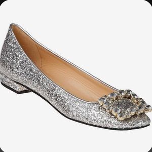 Glittery flats from Kate Spade